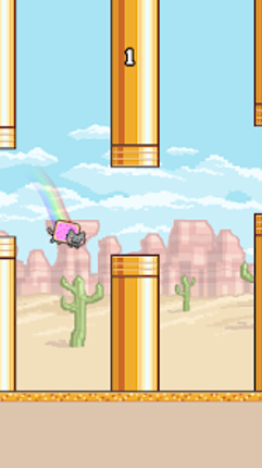 Flappy Nyan: flying cat wings screenshot