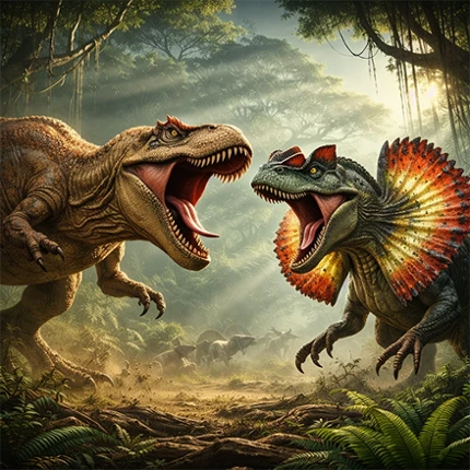 Jurassic Primal Dino Clash 3D Image