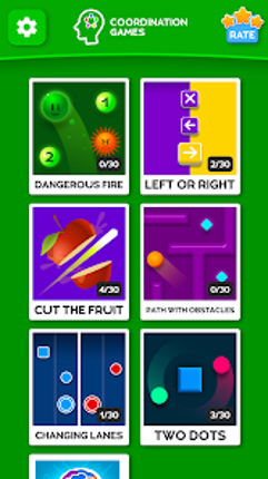 Train your brain. Coordination Image