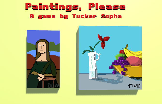 Paintings, Please Game Cover