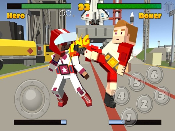 Pixel Fighting 3D screenshot