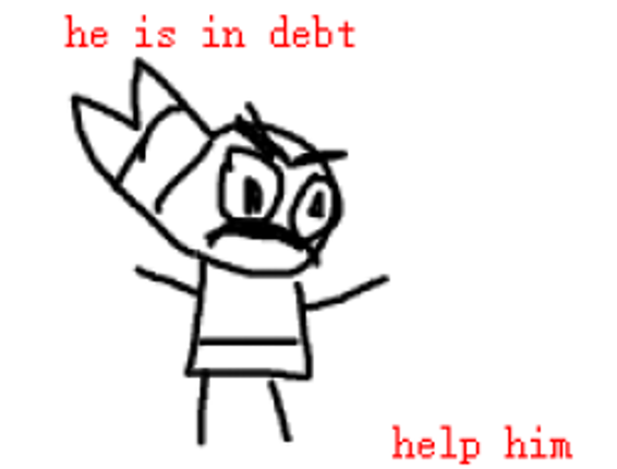 Shrimpo files his taxes RPG Image