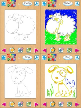 Write Draw Free for iPad - Learning Writing, Drawing, Fill Color &amp; Words Image