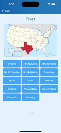 50 US states - Quiz screenshot