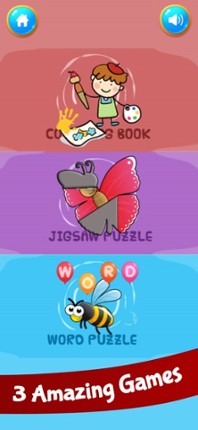 Alphabet animal learning games screenshot