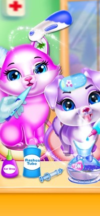 Baby Pets! Doctor Dentist Game Image