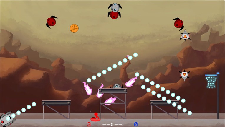 Bullet Barrage Basketball Image