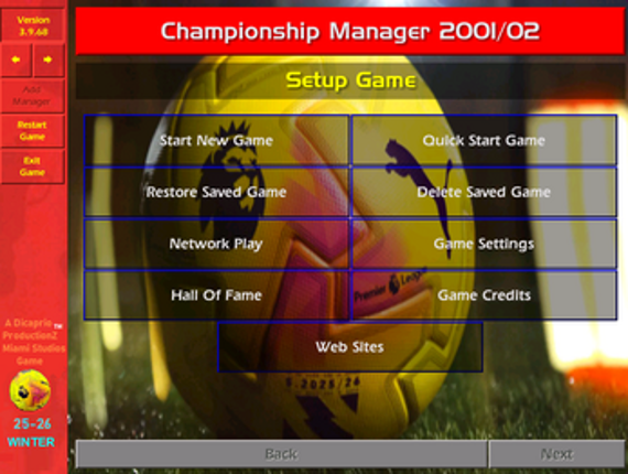 Championship Manager 01/02 Winter 26 Image