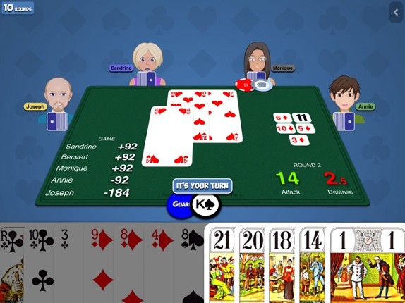 French-Tarot screenshot