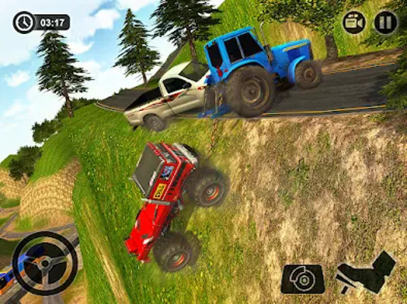 Offroad Tractor Pulling Driver Image