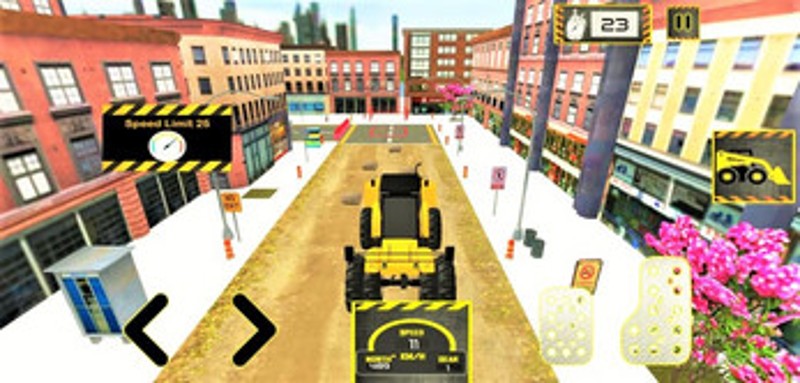 Heavy Excavator Crane : Mega City Road Construction Game Image