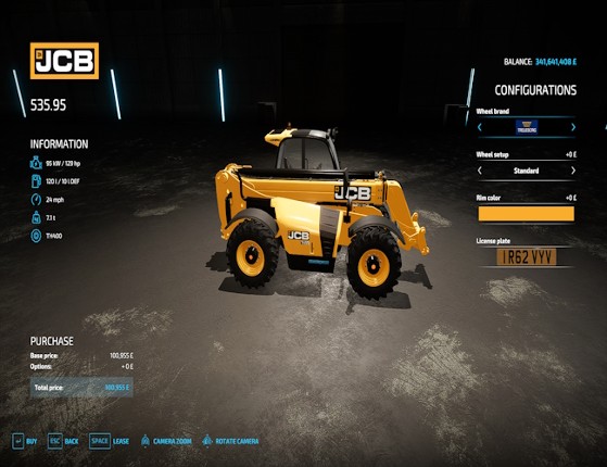 JCB 535.95 AgriPro Image