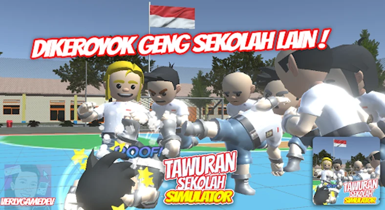 Tawuran Sekolah Simulator screenshot