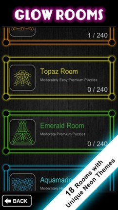 Glow - neon puzzle games screenshot