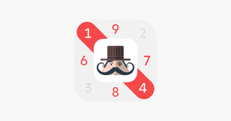 Mr. Mustachio : Number Search Game Cover