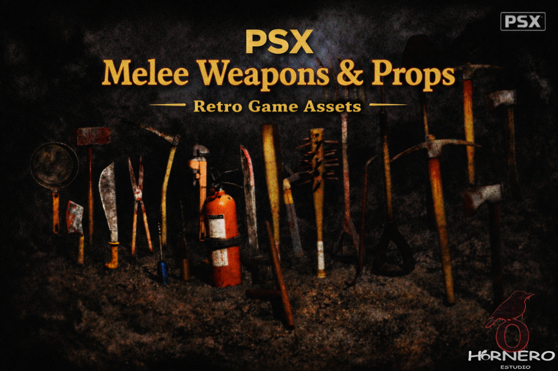 Games like PSX Melee Weapons & Props – Retro Game Assets
