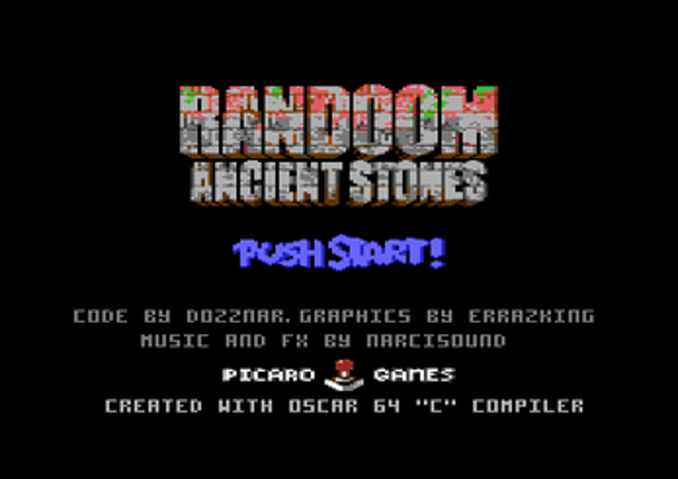 Randoom Ancient Stones [C64] screenshot