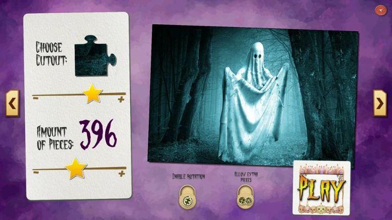 Sweet Holiday Jigsaws: Trick or Treat screenshot