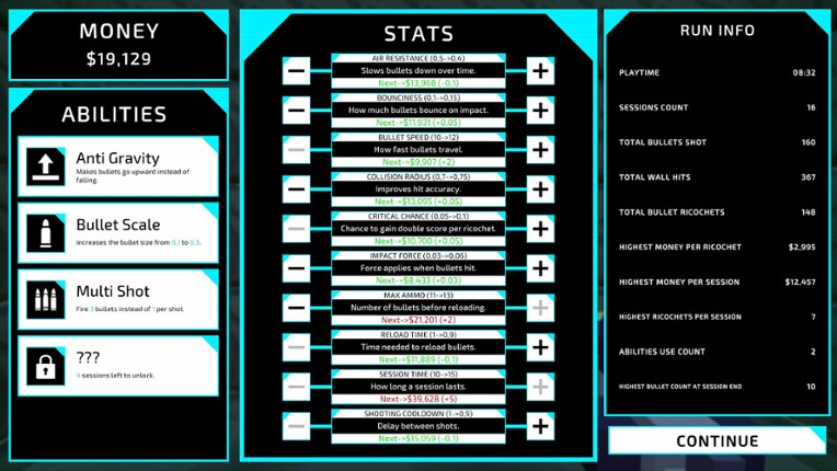 A Game About Shooting Bullets At Bullets screenshot