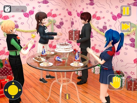 Anime High School Girl Love 3D screenshot