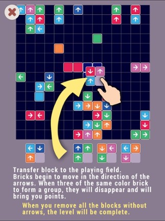 Bricks In Block: Slide puzzle screenshot
