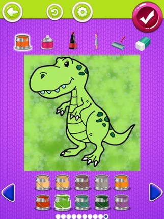 Dinosaur Coloring Book Pages screenshot
