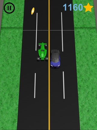 Formula mobile car racing Image
