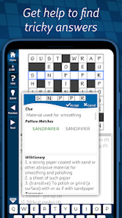 Astraware Crosswords screenshot