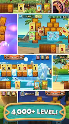 Tiki Solitaire TriPeaks screenshot