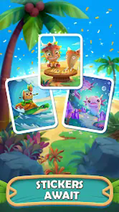 Tiki Solitaire TriPeaks screenshot