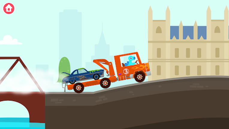 Dinosaur Rescue Truck Games screenshot