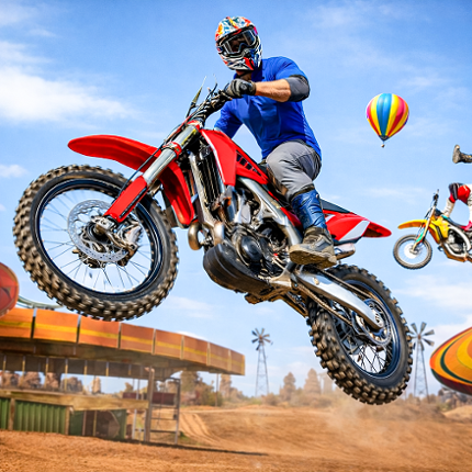 Dirt Bike Stunt Racing League Image