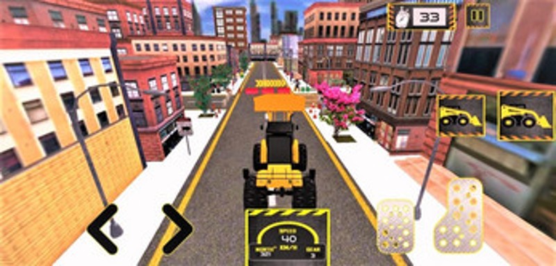 Heavy Excavator Crane : Mega City Road Construction Game screenshot