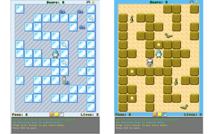 Ice Club Penguin Puzzle Image