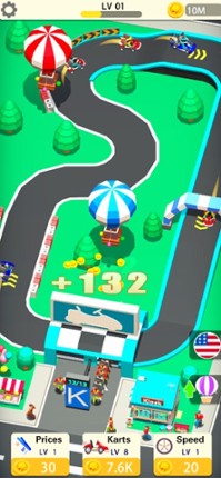 Idle Kart Park screenshot