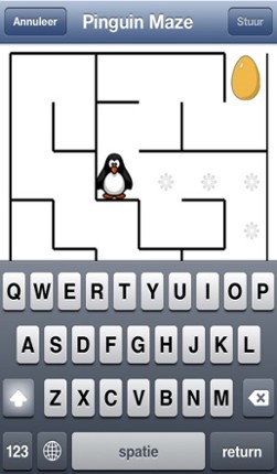 Penguin Maze Race (find the egg) screenshot