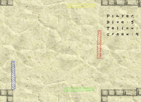 The Paper Arcade: Pong screenshot