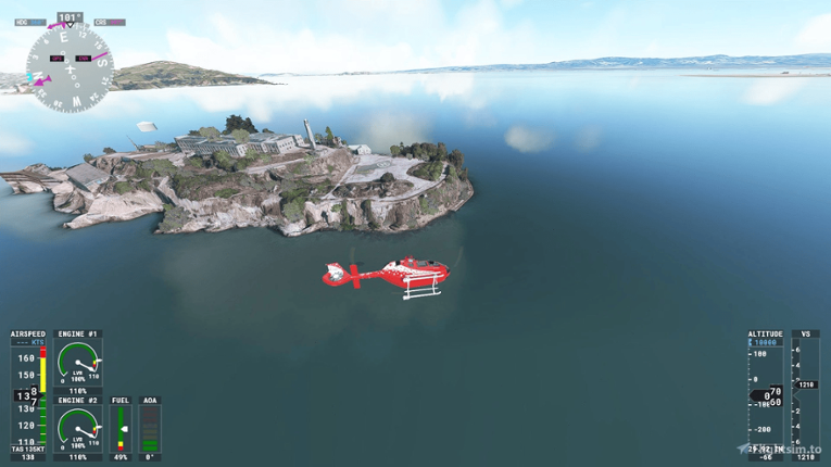 ALC1 - Alcatraz Island Heliport - San Francisco - USA (by spectrun) Game Cover