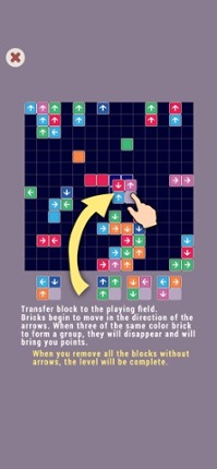 Bricks In Block: Slide puzzle screenshot