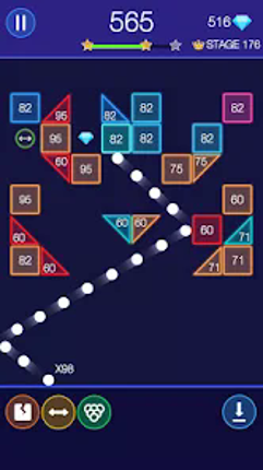 Bricks Breaker - Glow Balls screenshot