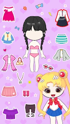 Chibi World: Doll Dress Up screenshot