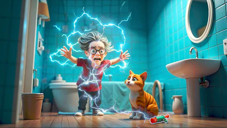 Cat Chaos: Granny House screenshot