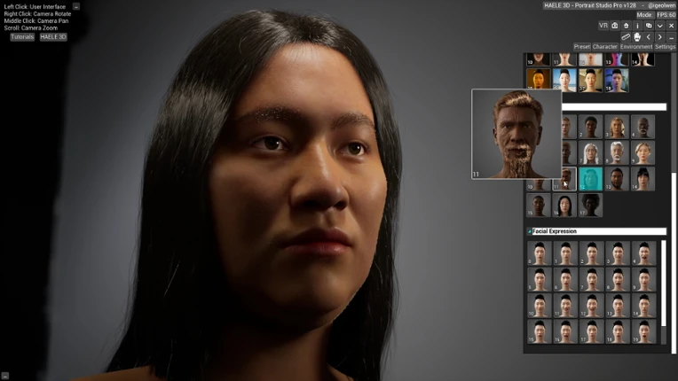 HAELE 3D - Portrait Studio Pro - Drawing References screenshot