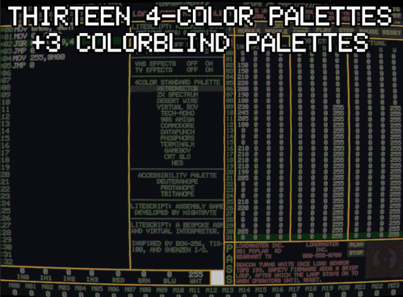 LiteCode: An Assembly Game screenshot