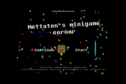 Games like Mettaton's Minigame Corner