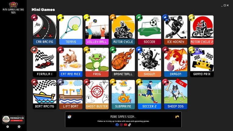 Mini Games Retro 90s screenshot