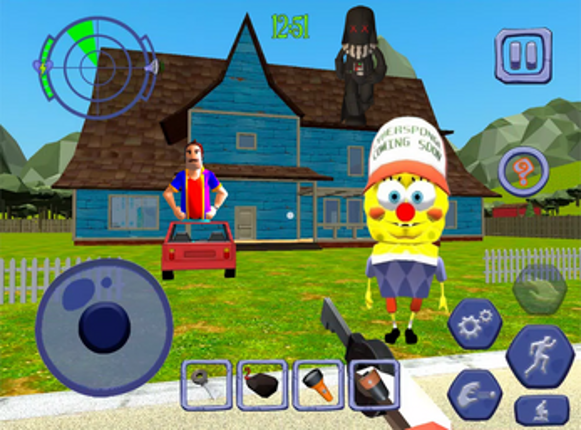 Mr. Night with Friends Basketball Player and Galactic Soldier Neighbor screenshot