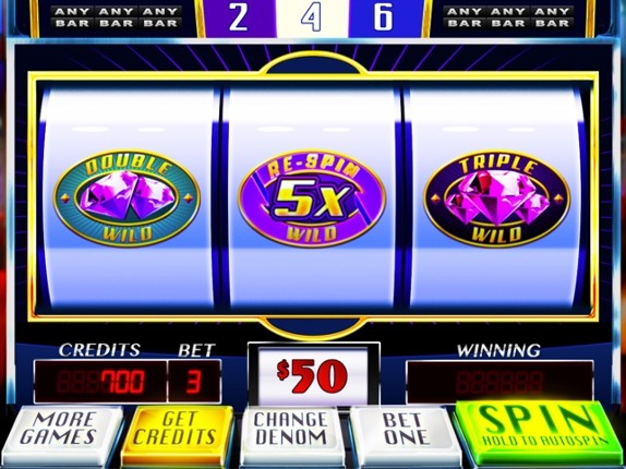 Real Casino Vegas Slot Machine Image