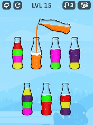 SortPuz 3d - Soda water Sort screenshot