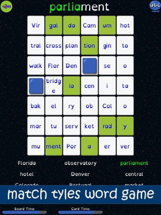 Syllable Word Search - School screenshot